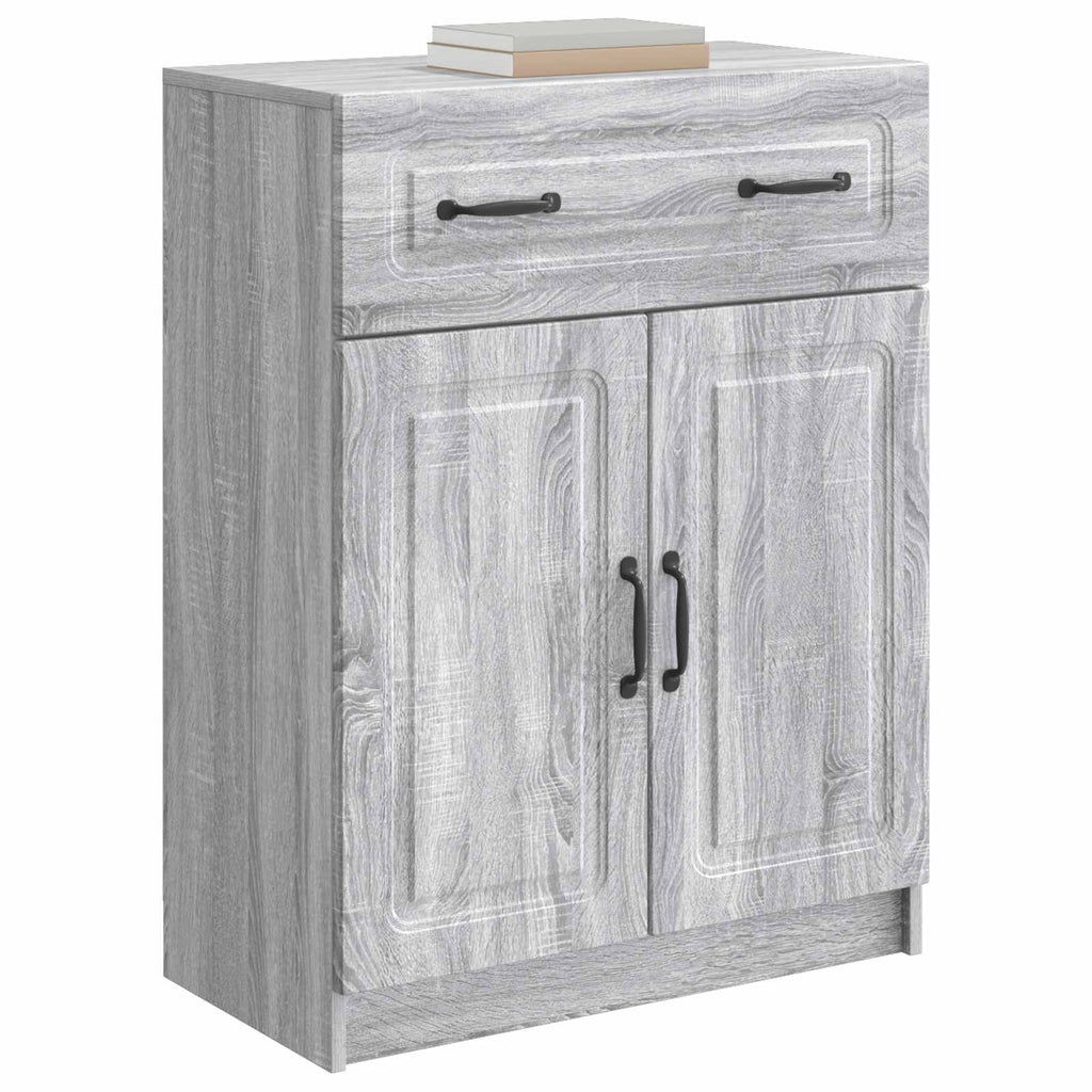vidaXL Bufet Szary Sonoma 66 x 34,5 x 87 cm Drewno inżynieryjne