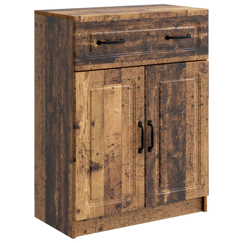 vidaXL Bufet Stare drewno 66 x 34,5 x 87 cm Drewno inżynieryjne