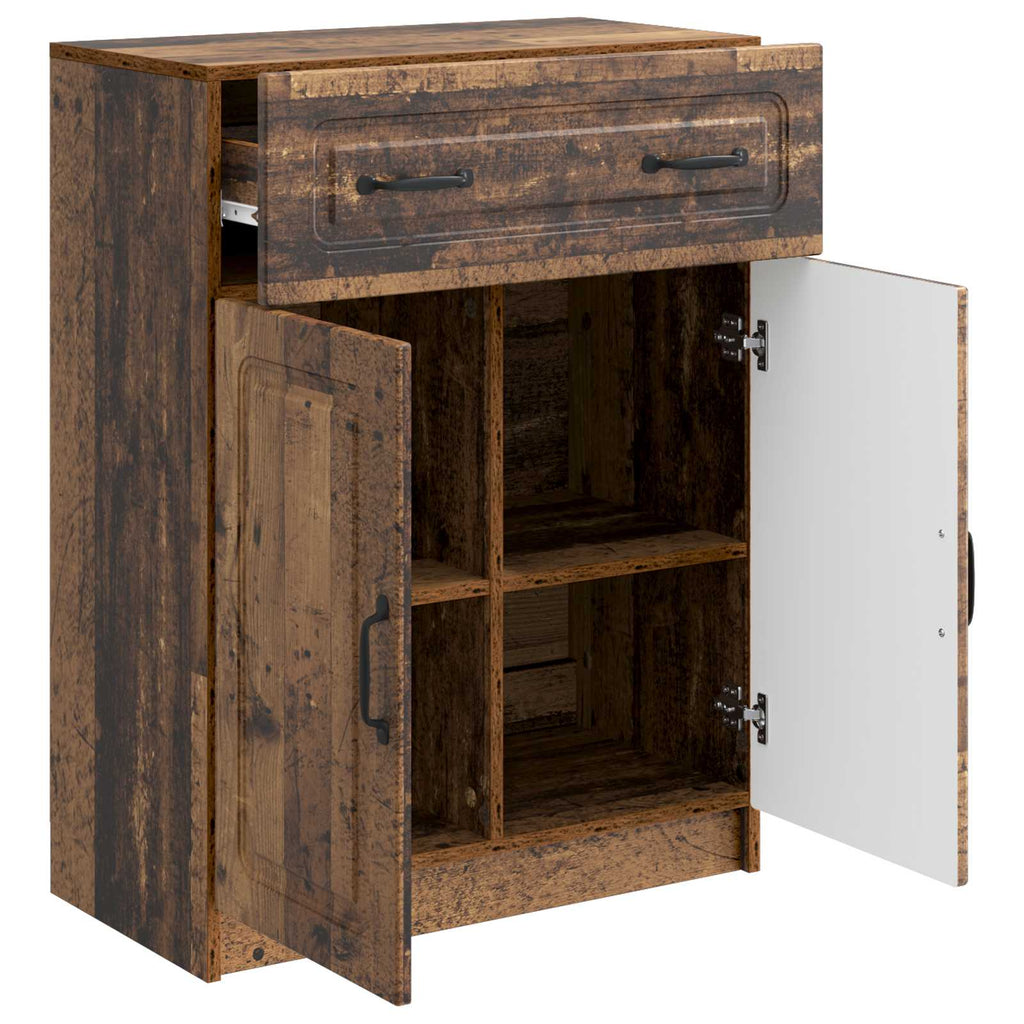 vidaXL Bufet Stare drewno 66 x 34,5 x 87 cm Drewno inżynieryjne