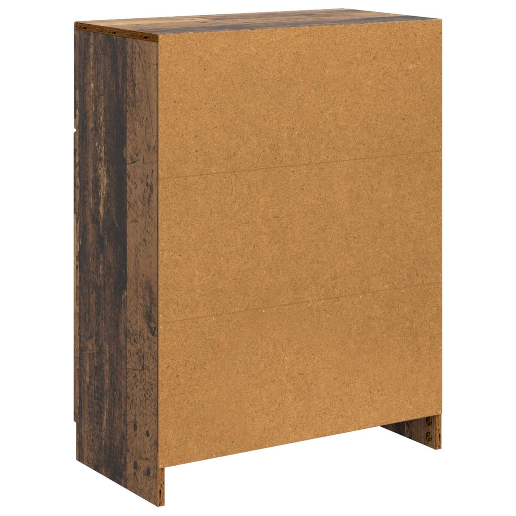 vidaXL Bufet Stare drewno 66 x 34,5 x 87 cm Drewno inżynieryjne
