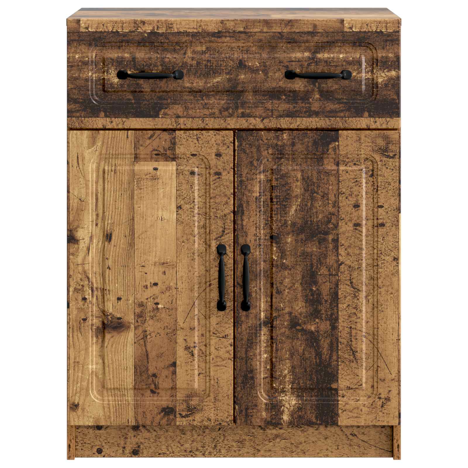 vidaXL Bufet Stare drewno 66 x 34,5 x 87 cm Drewno inżynieryjne