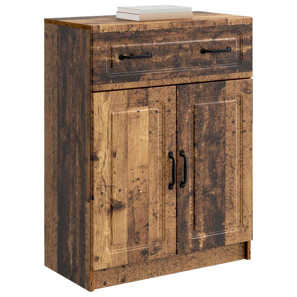 vidaXL Bufet Stare drewno 66 x 34,5 x 87 cm Drewno inżynieryjne