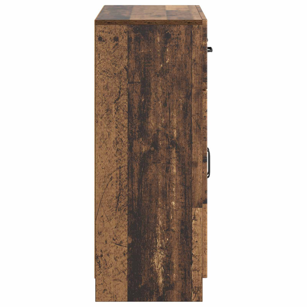 vidaXL Bufet Stare drewno 66 x 34,5 x 87 cm Drewno inżynieryjne