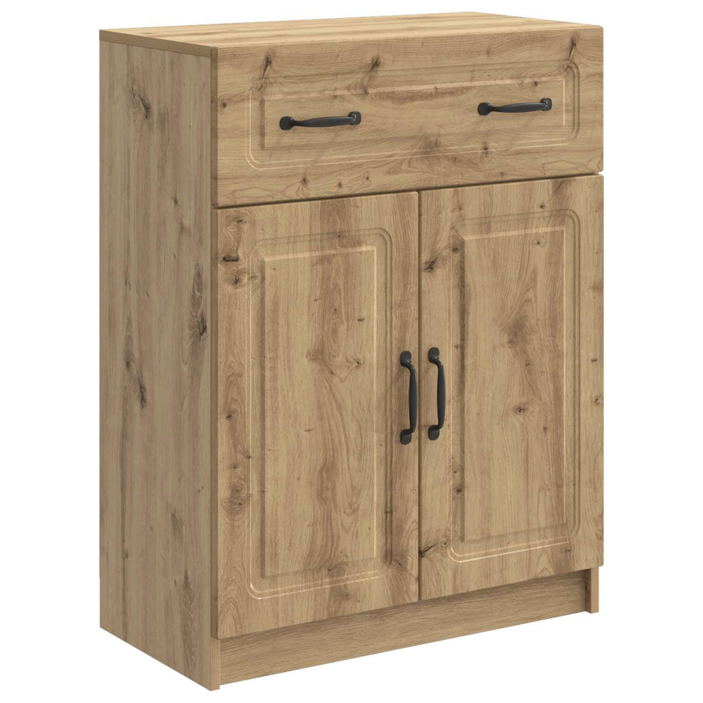 vidaXL Bufet Dąb artisan 66 x 34,5 x 87 cm Drewno inżynieryjne