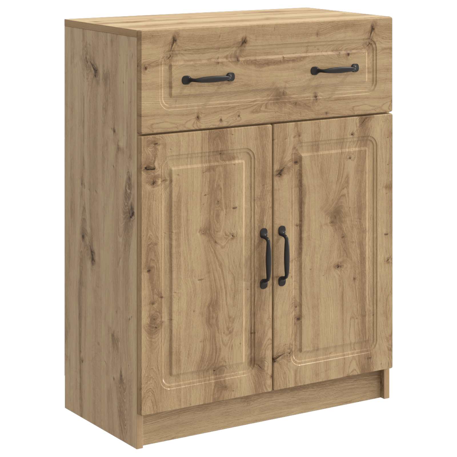 vidaXL Bufet Dąb artisan 66 x 34,5 x 87 cm Drewno inżynieryjne
