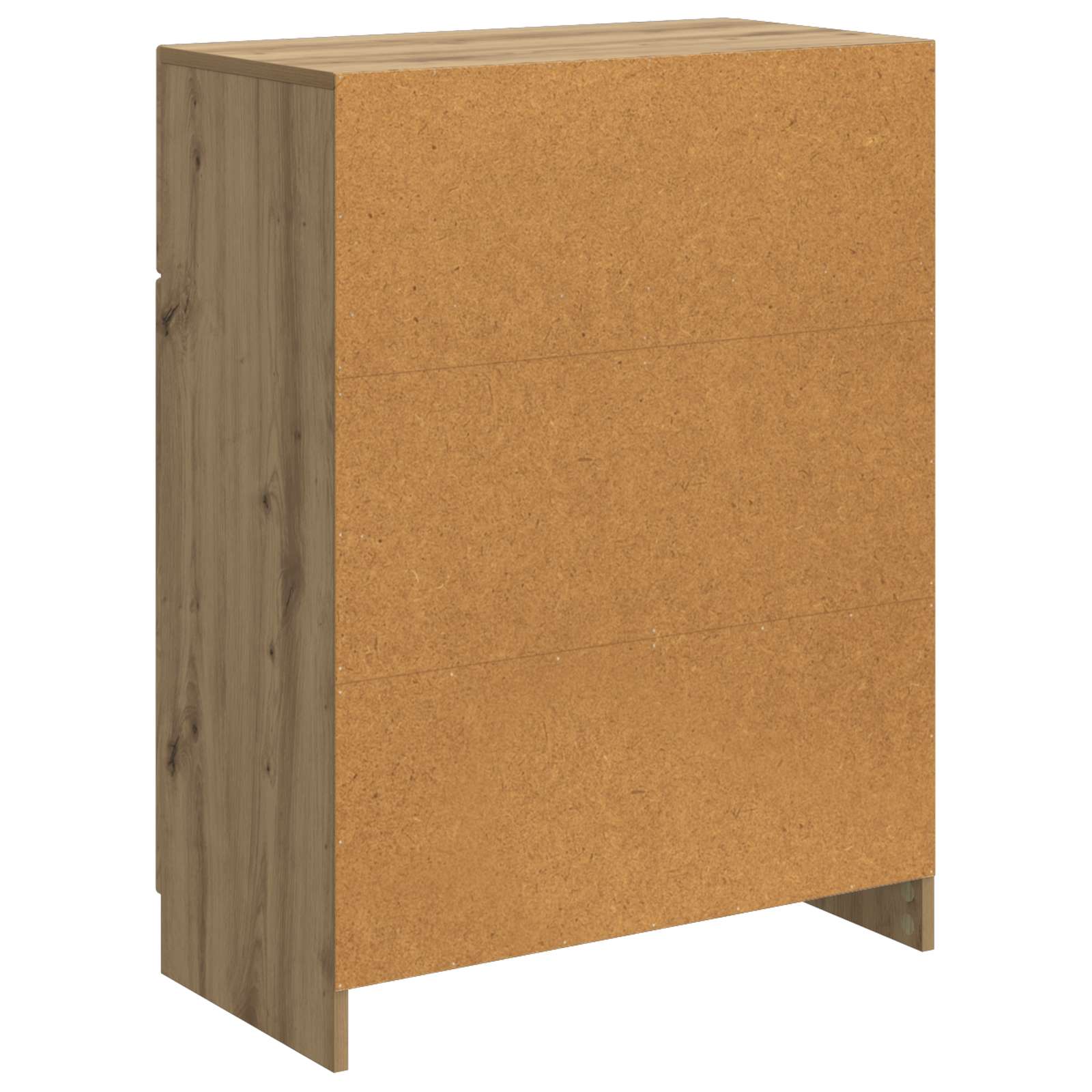 vidaXL Bufet Dąb artisan 66 x 34,5 x 87 cm Drewno inżynieryjne