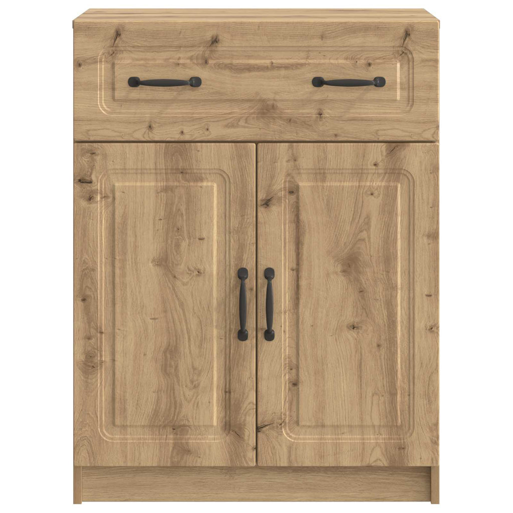 vidaXL Bufet Dąb artisan 66 x 34,5 x 87 cm Drewno inżynieryjne
