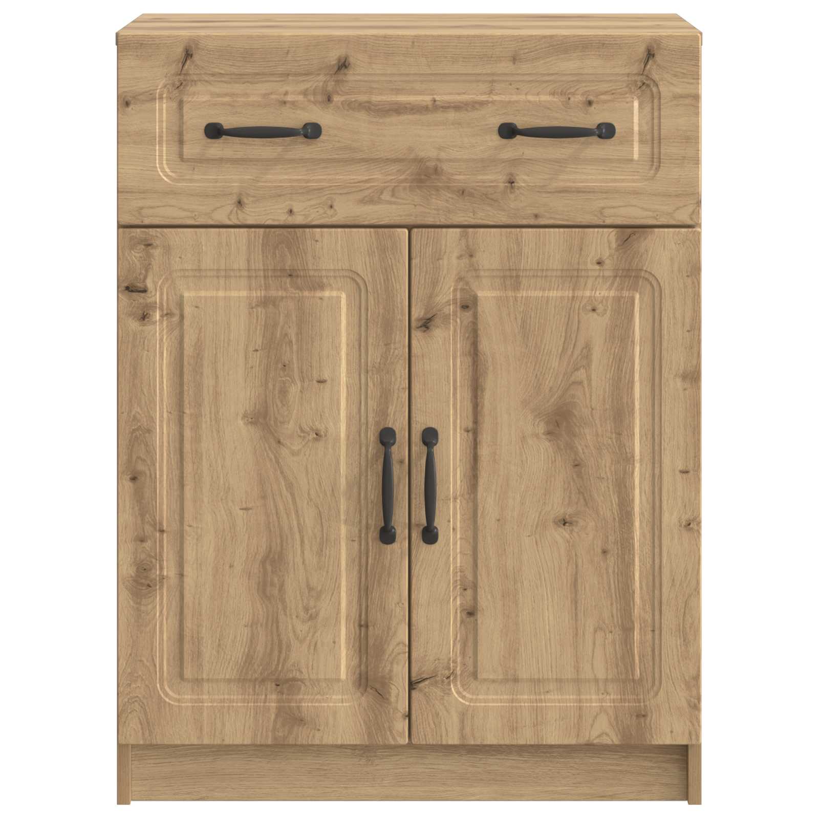 vidaXL Bufet Dąb artisan 66 x 34,5 x 87 cm Drewno inżynieryjne