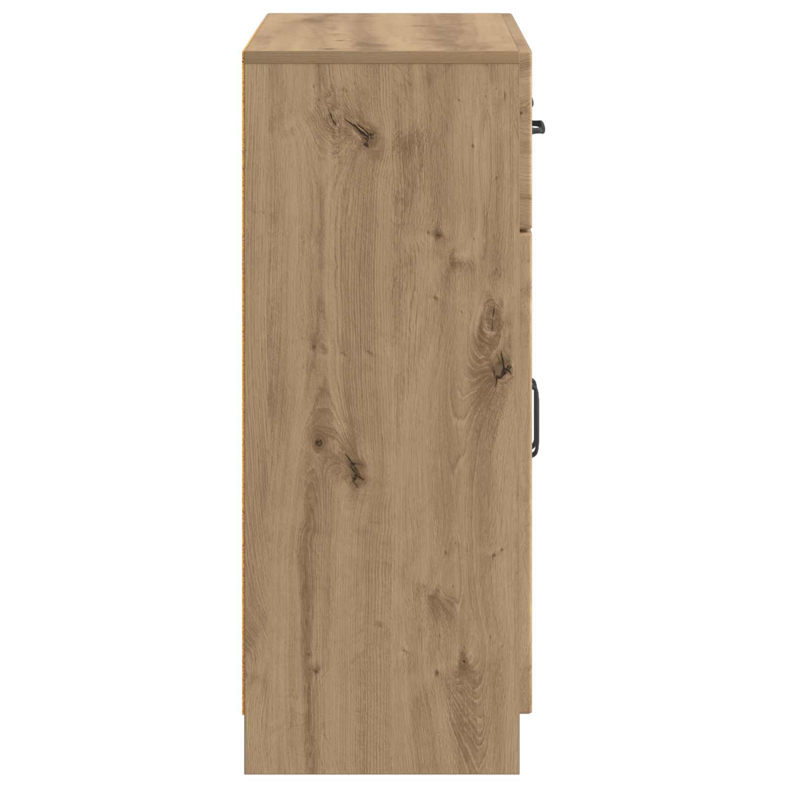 vidaXL Bufet Dąb artisan 66 x 34,5 x 87 cm Drewno inżynieryjne