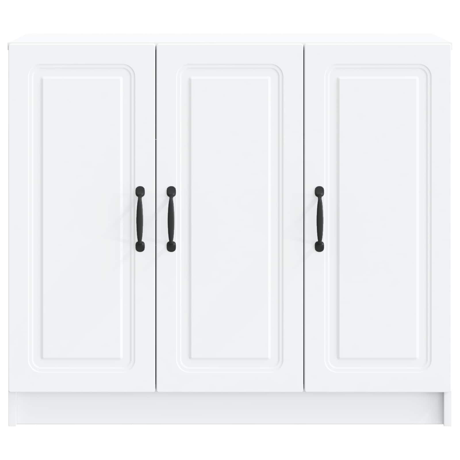 vidaXL Bufet Biały 89 x 34,5 x 77 cm Drewno inżynieryjne