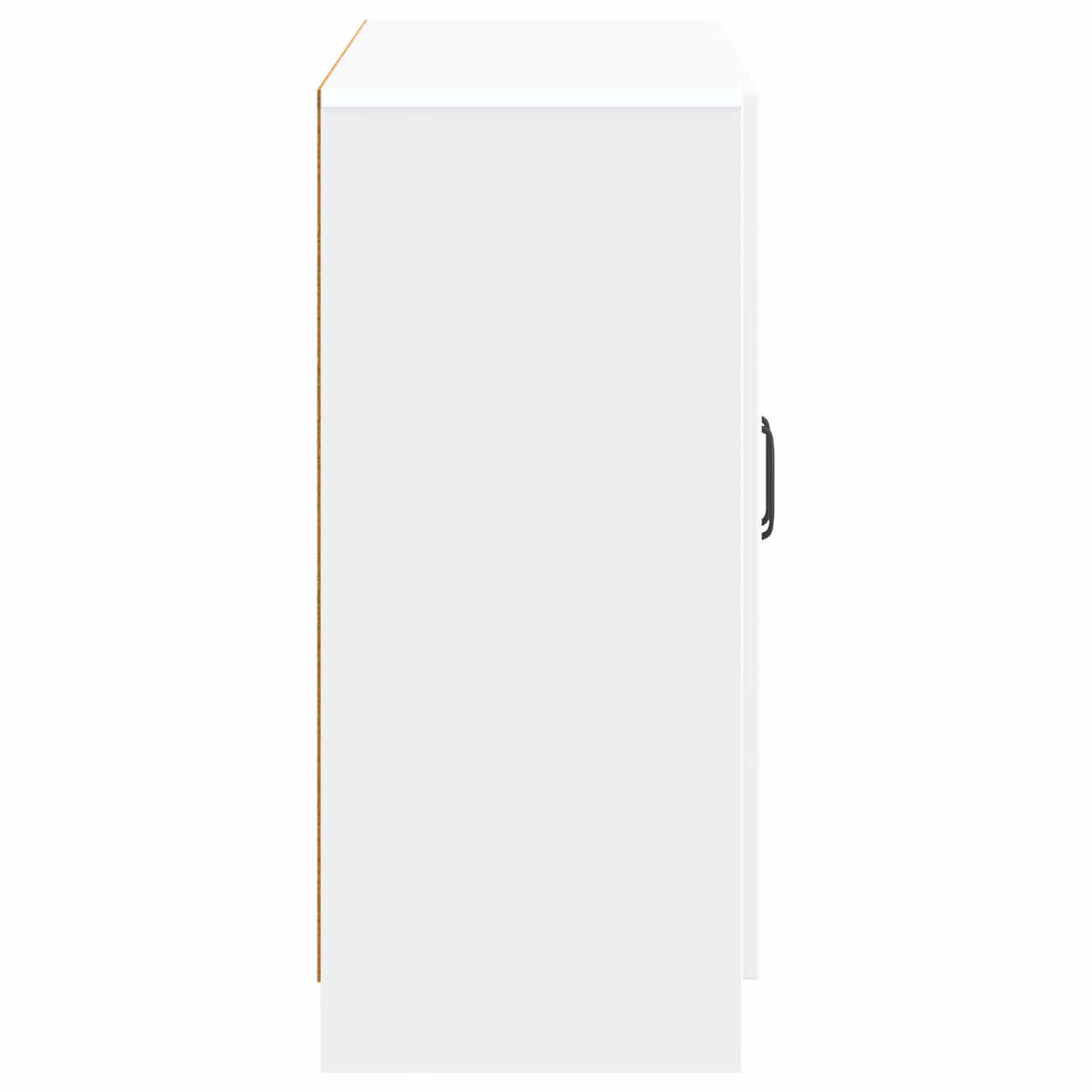 vidaXL Bufet Biały 89 x 34,5 x 77 cm Drewno inżynieryjne