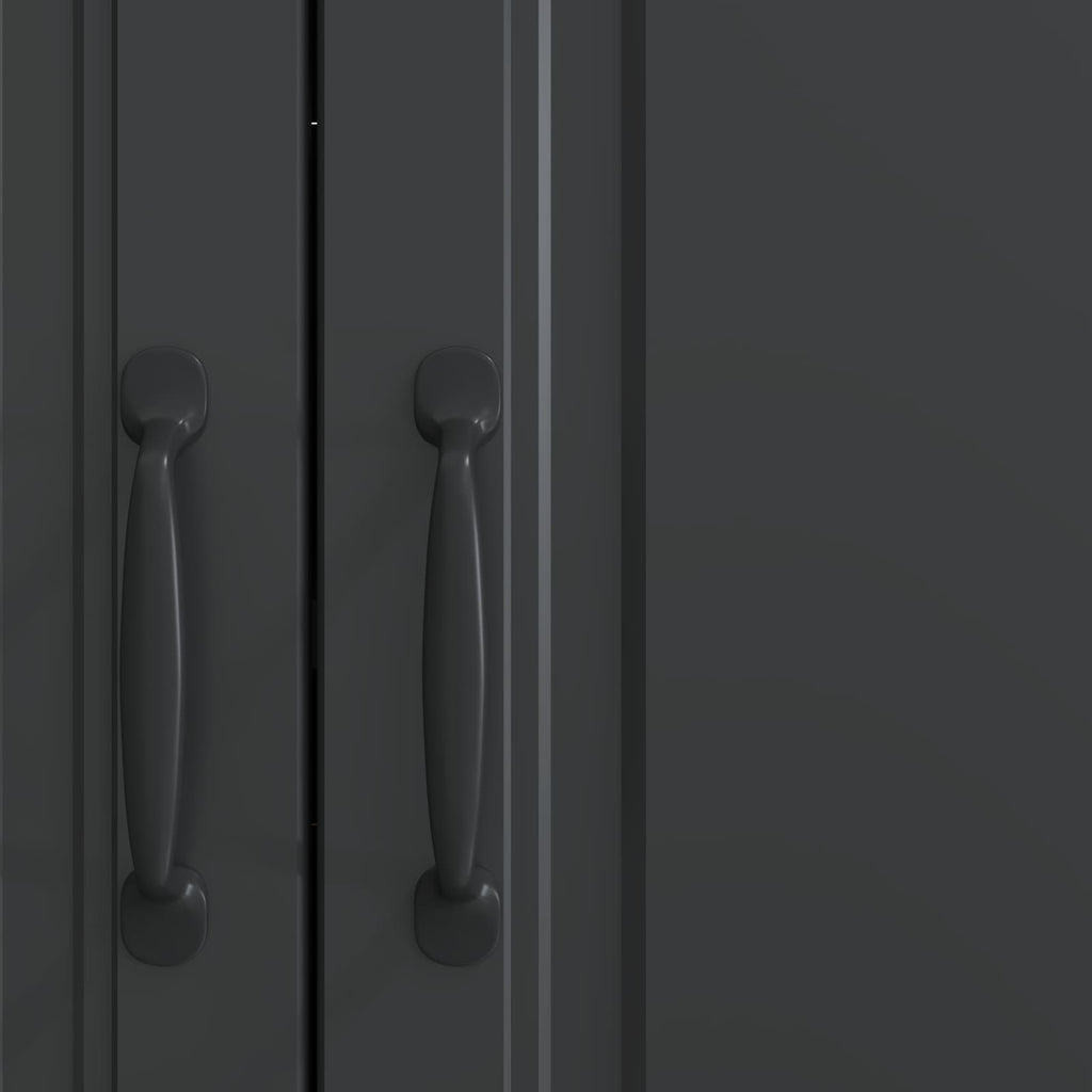 vidaXL Bufet Czarny 89 x 34,5 x 77 cm Drewno inżynieryjne
