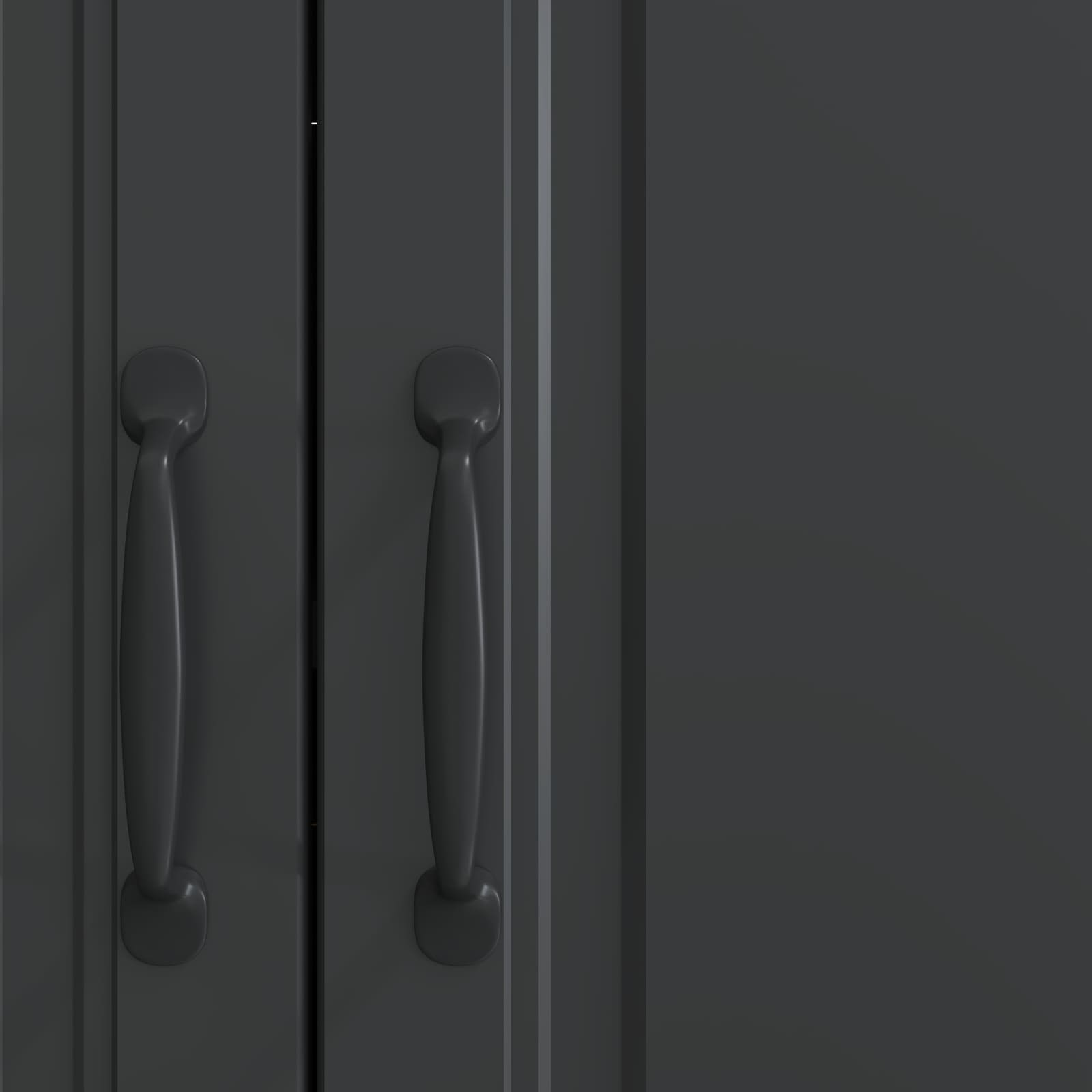 vidaXL Bufet Czarny 89 x 34,5 x 77 cm Drewno inżynieryjne