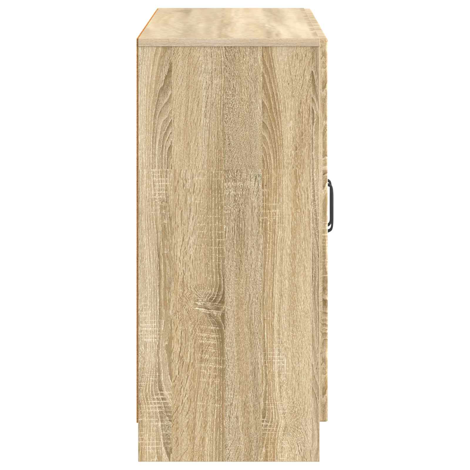 vidaXL Bufet dąb Sonoma 89 x 34,5 x 77 cm Drewno inżynieryjne