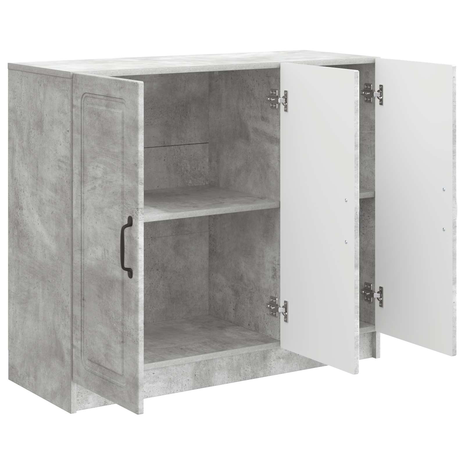 vidaXL Bufet Betonowy szary 89 x 34,5 x 77 cm Drewno inżynieryjne