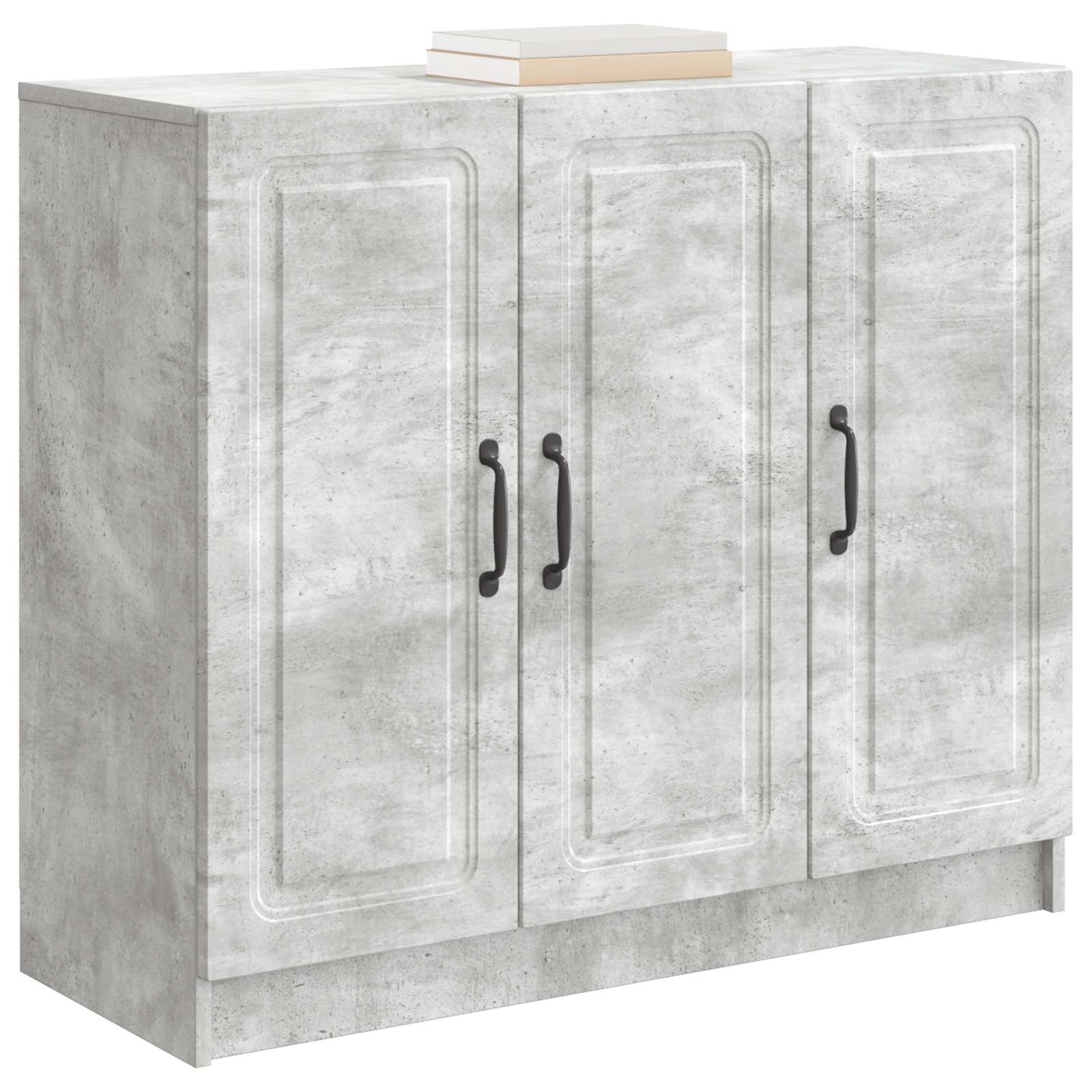vidaXL Bufet Betonowy szary 89 x 34,5 x 77 cm Drewno inżynieryjne