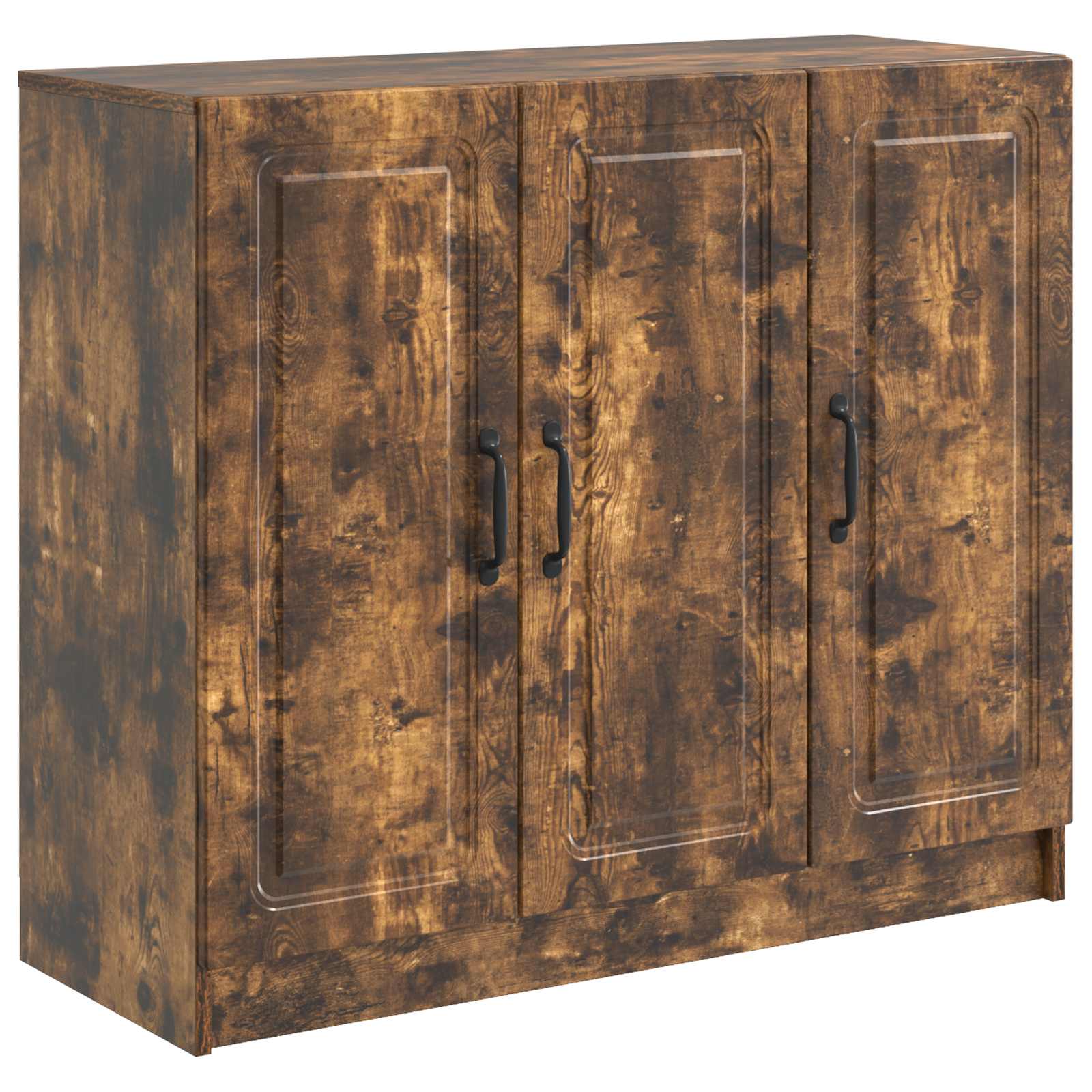 vidaXL Bufet Dąb wędzony 89 x 34,5 x 77 cm Drewno inżynieryjne