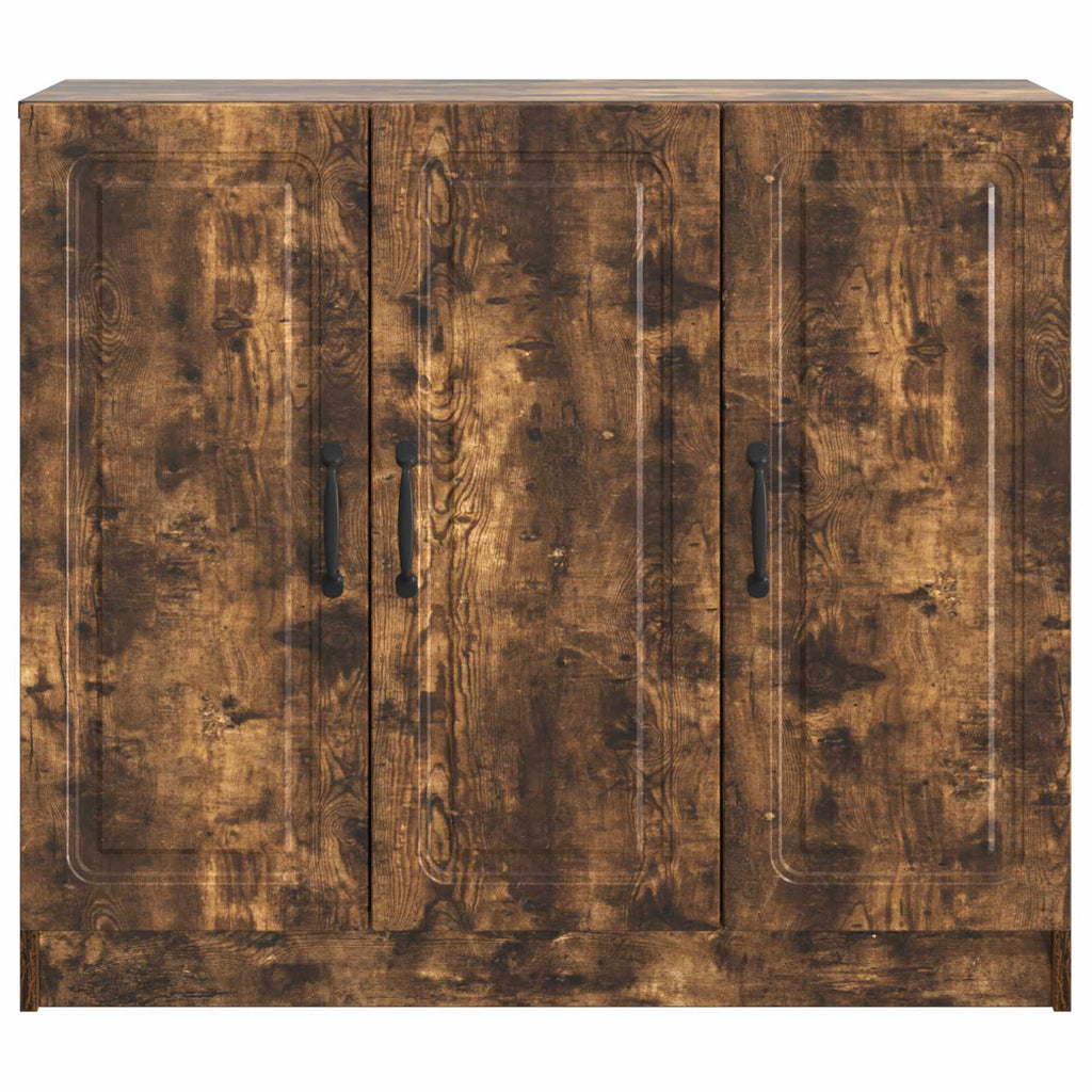 vidaXL Bufet Dąb wędzony 89 x 34,5 x 77 cm Drewno inżynieryjne