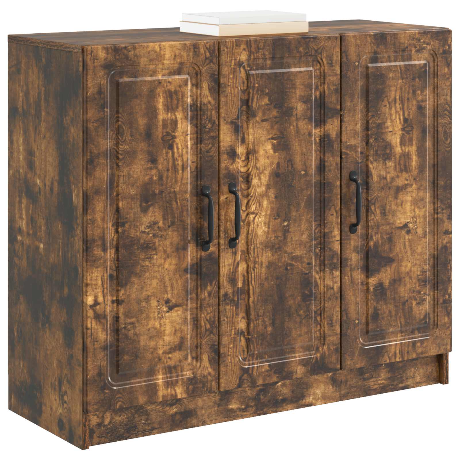 vidaXL Bufet Dąb wędzony 89 x 34,5 x 77 cm Drewno inżynieryjne