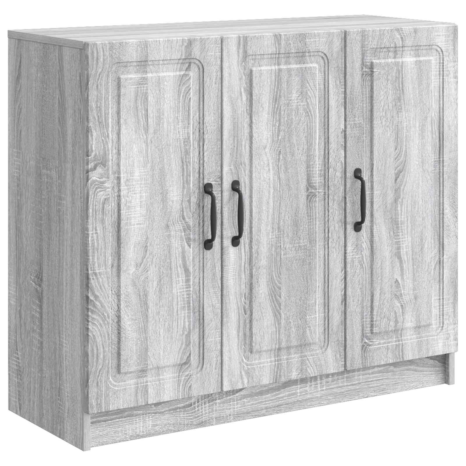 vidaXL Bufet Szary Sonoma 89 x 34,5 x 77 cm Drewno inżynieryjne