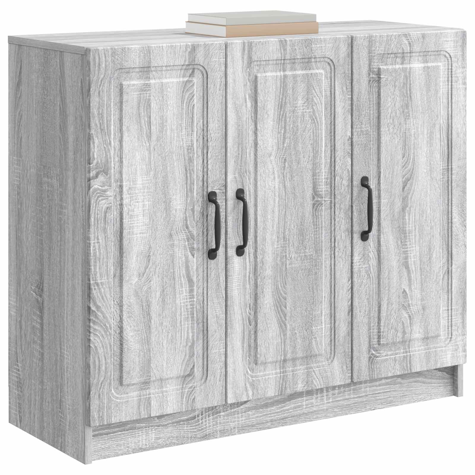 vidaXL Bufet Szary Sonoma 89 x 34,5 x 77 cm Drewno inżynieryjne