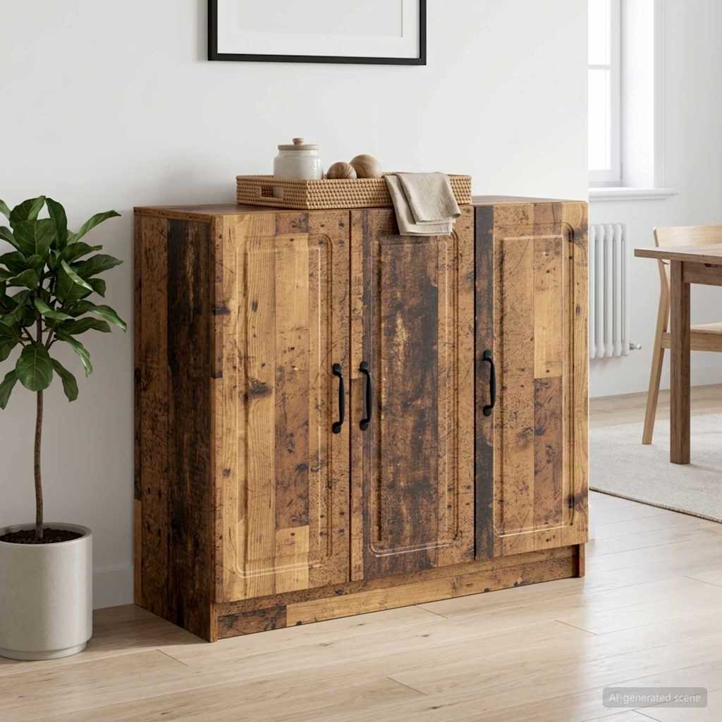 vidaXL Bufet Stare drewno 89 x 34,5 x 77 cm Drewno inżynieryjne