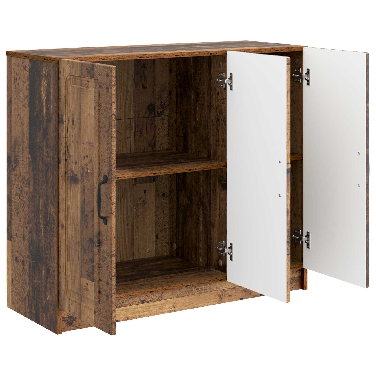 vidaXL Bufet Stare drewno 89 x 34,5 x 77 cm Drewno inżynieryjne