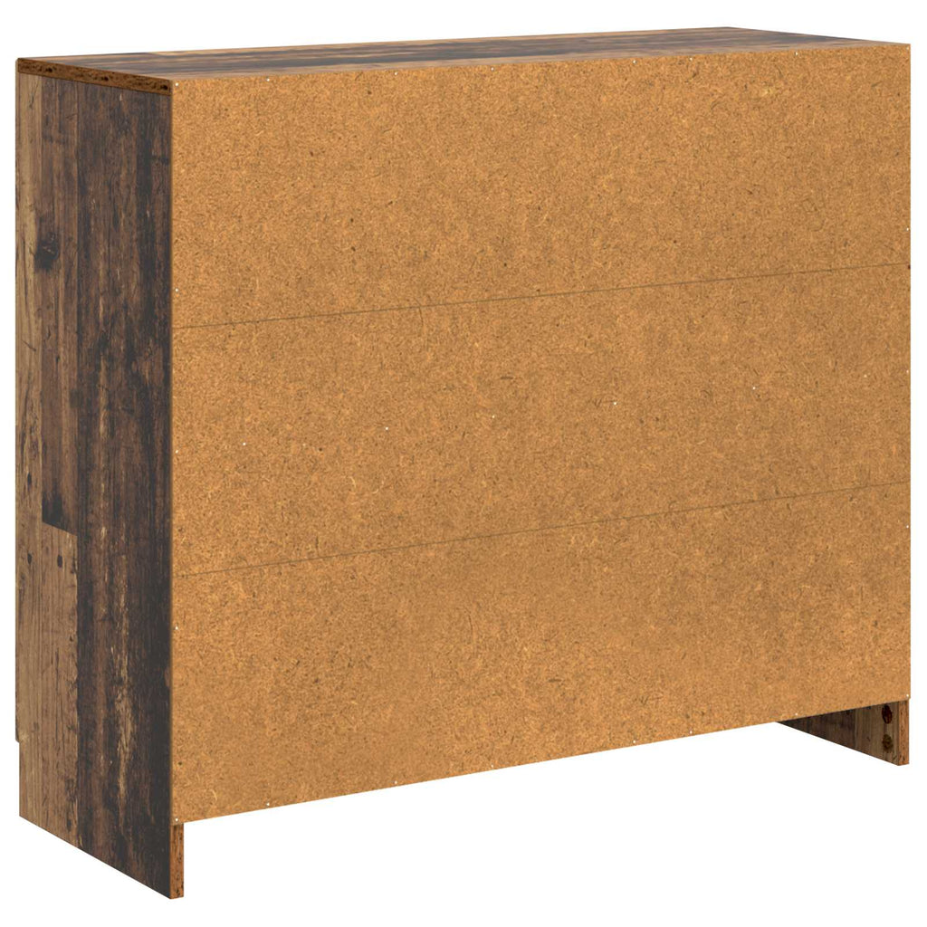 vidaXL Bufet Stare drewno 89 x 34,5 x 77 cm Drewno inżynieryjne