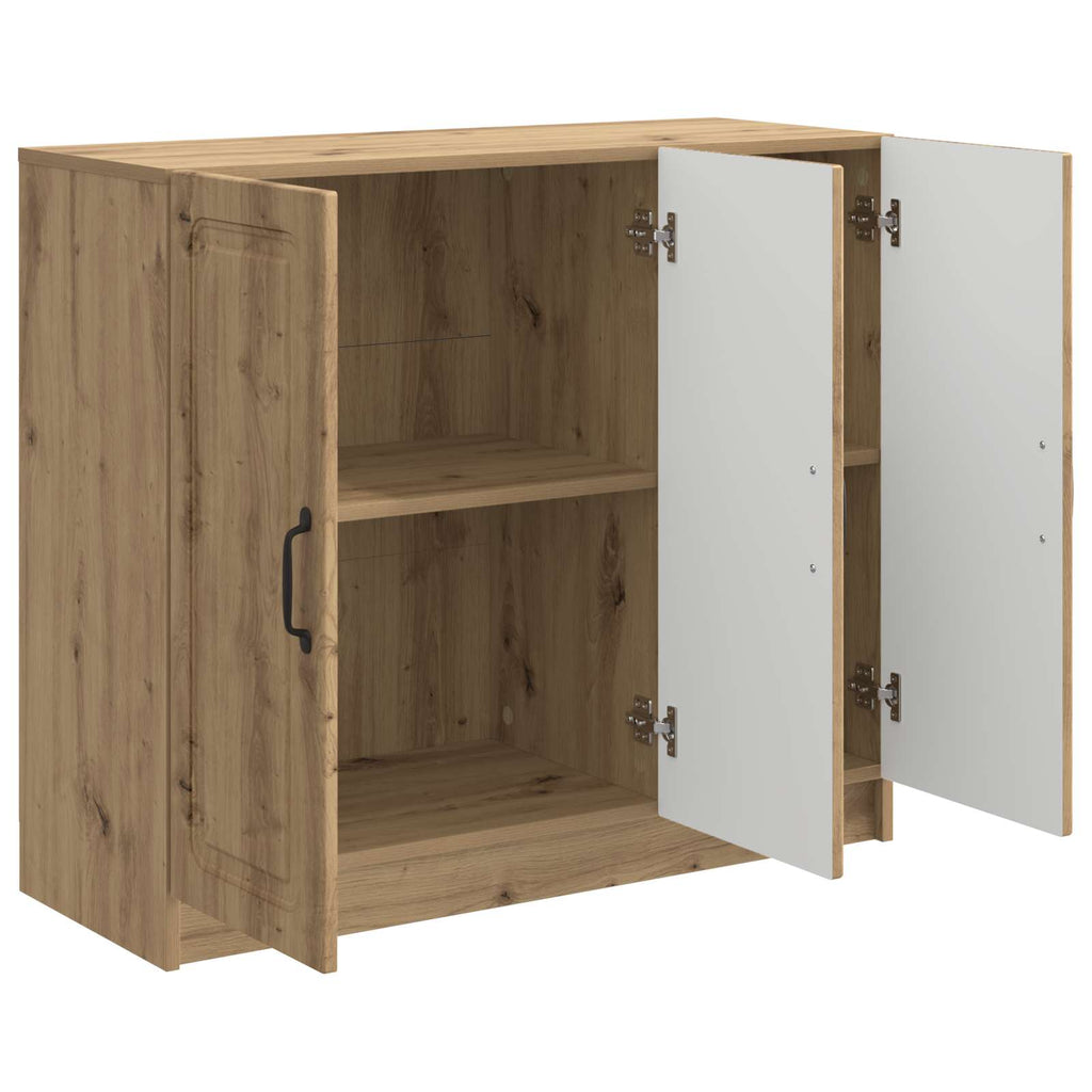 vidaXL Bufet Dąb artisan 89 x 34,5 x 77 cm Drewno inżynieryjne