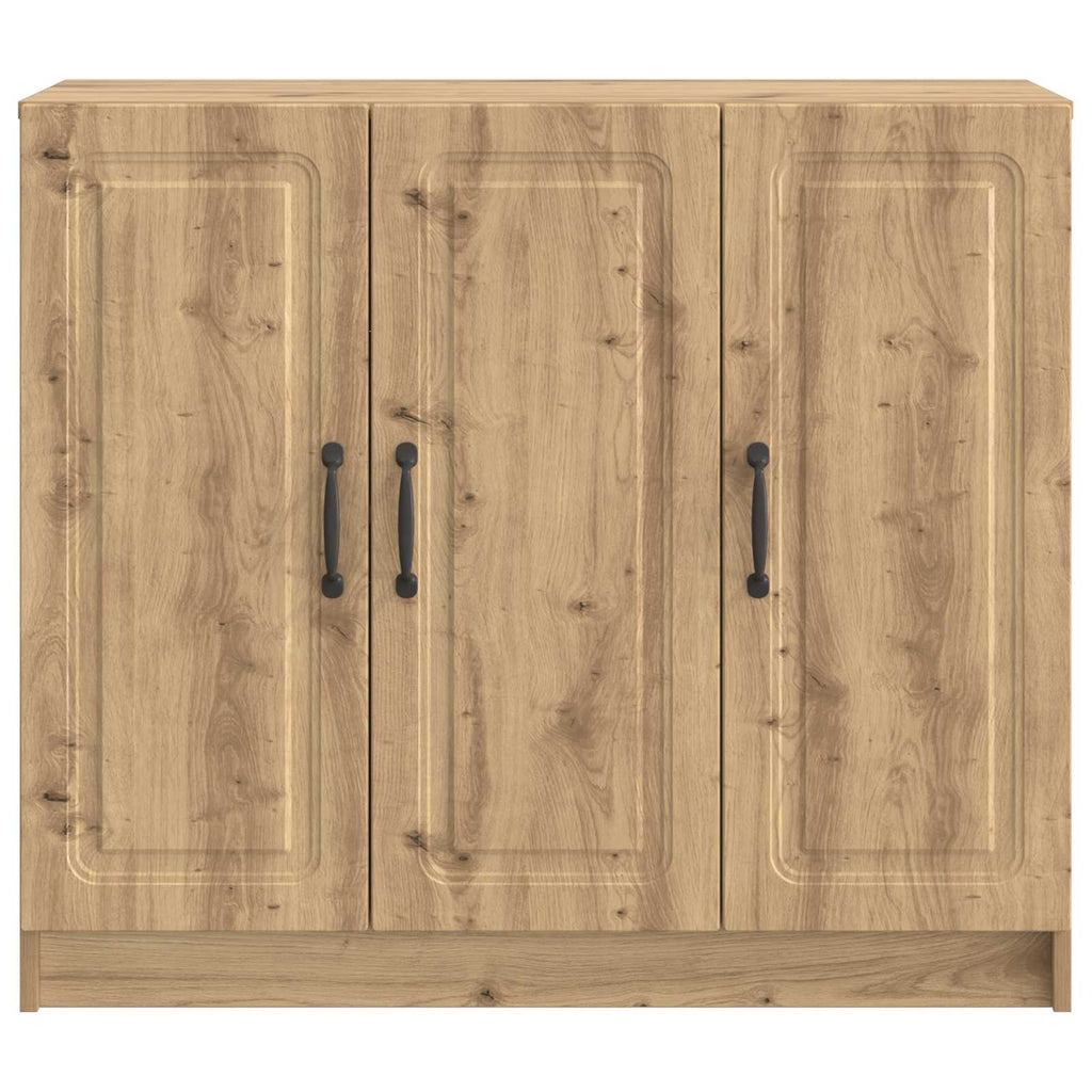 vidaXL Bufet Dąb artisan 89 x 34,5 x 77 cm Drewno inżynieryjne