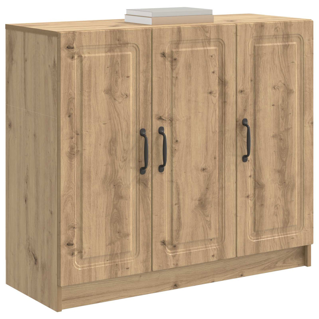 vidaXL Bufet Dąb artisan 89 x 34,5 x 77 cm Drewno inżynieryjne