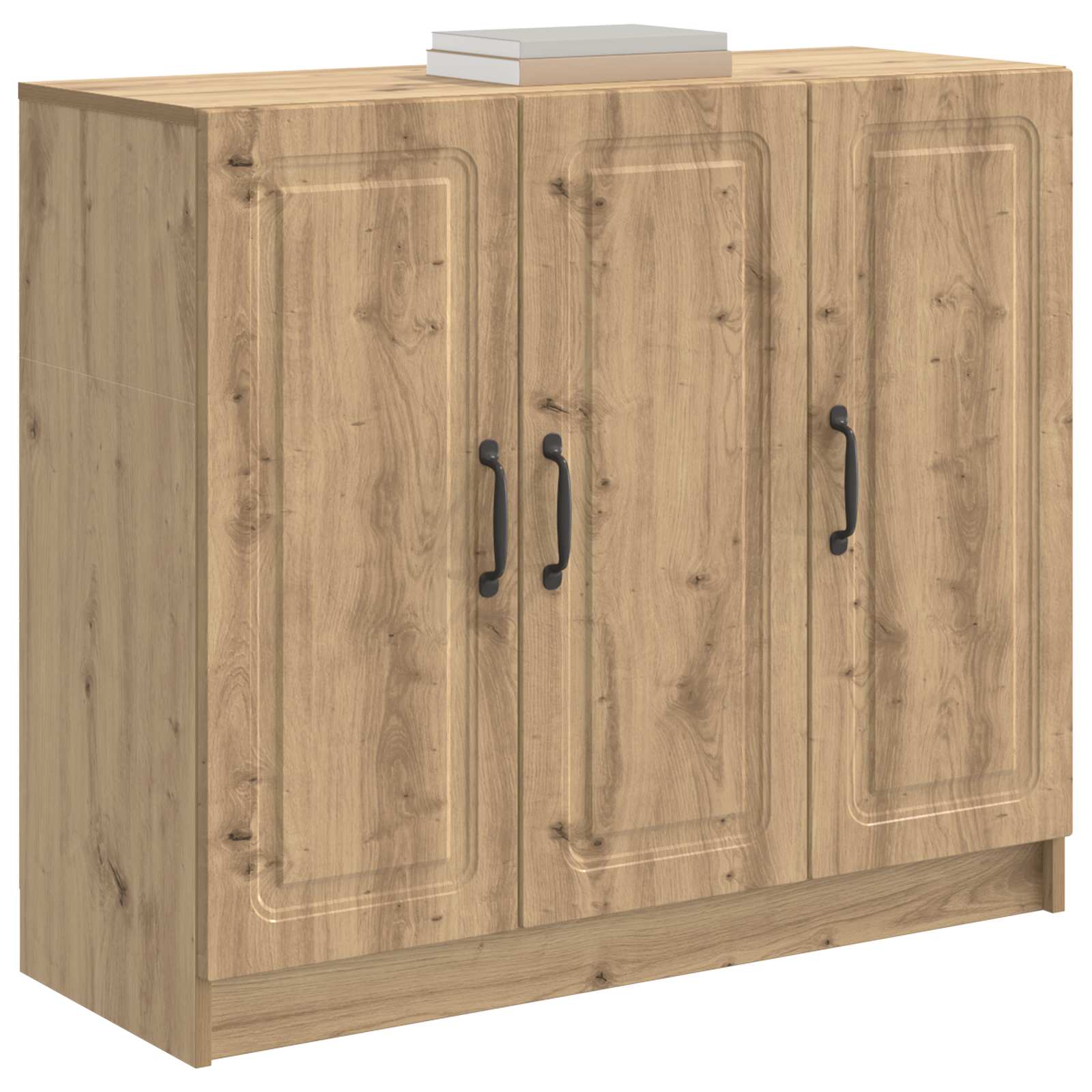vidaXL Bufet Dąb artisan 89 x 34,5 x 77 cm Drewno inżynieryjne