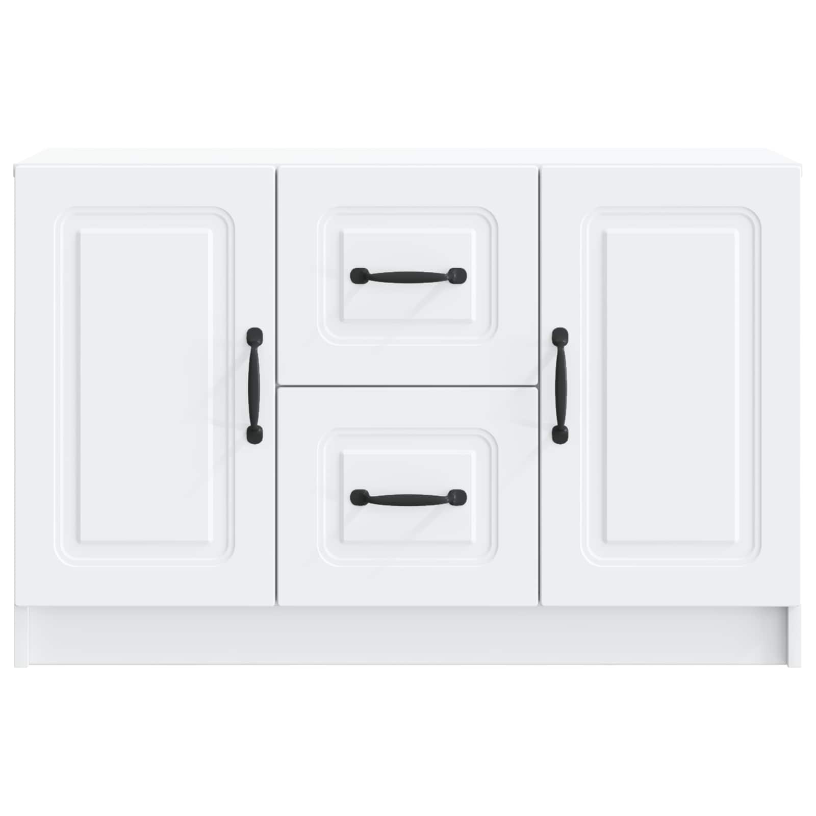 vidaXL Bufet Biały 89 x 34,5 x 57 cm Drewno inżynieryjne