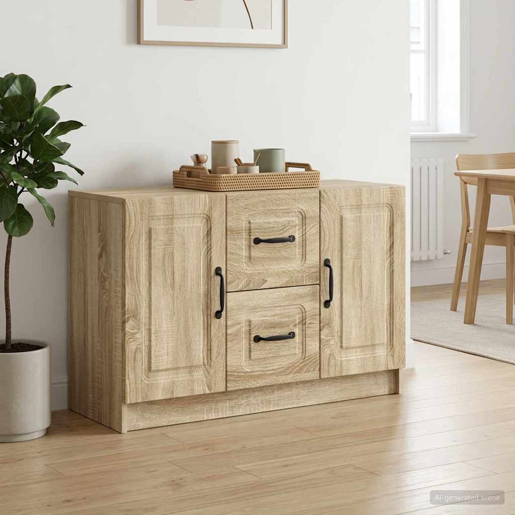 vidaXL Bufet dąb Sonoma 89 x 34,5 x 57 cm Drewno inżynieryjne