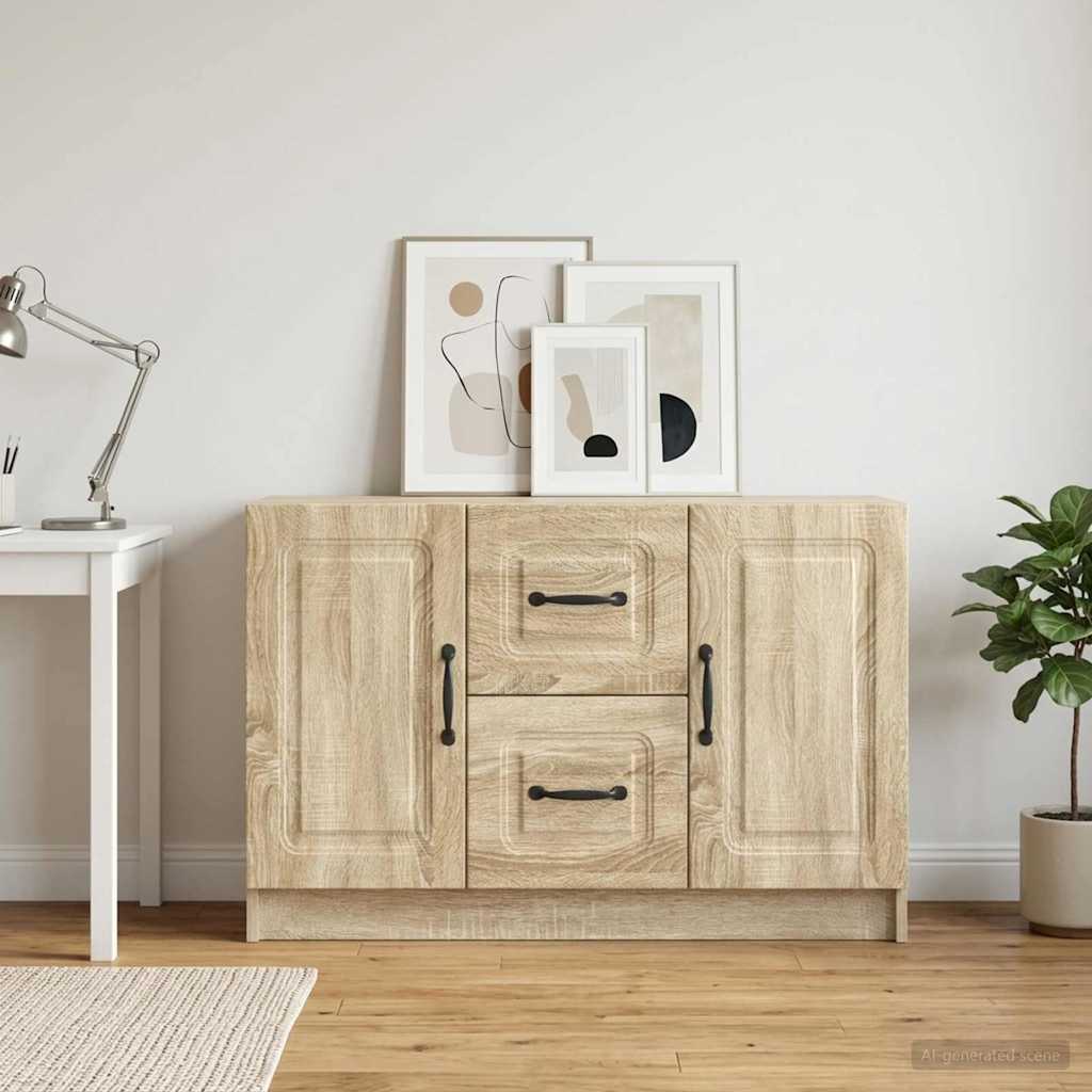 vidaXL Bufet dąb Sonoma 89 x 34,5 x 57 cm Drewno inżynieryjne