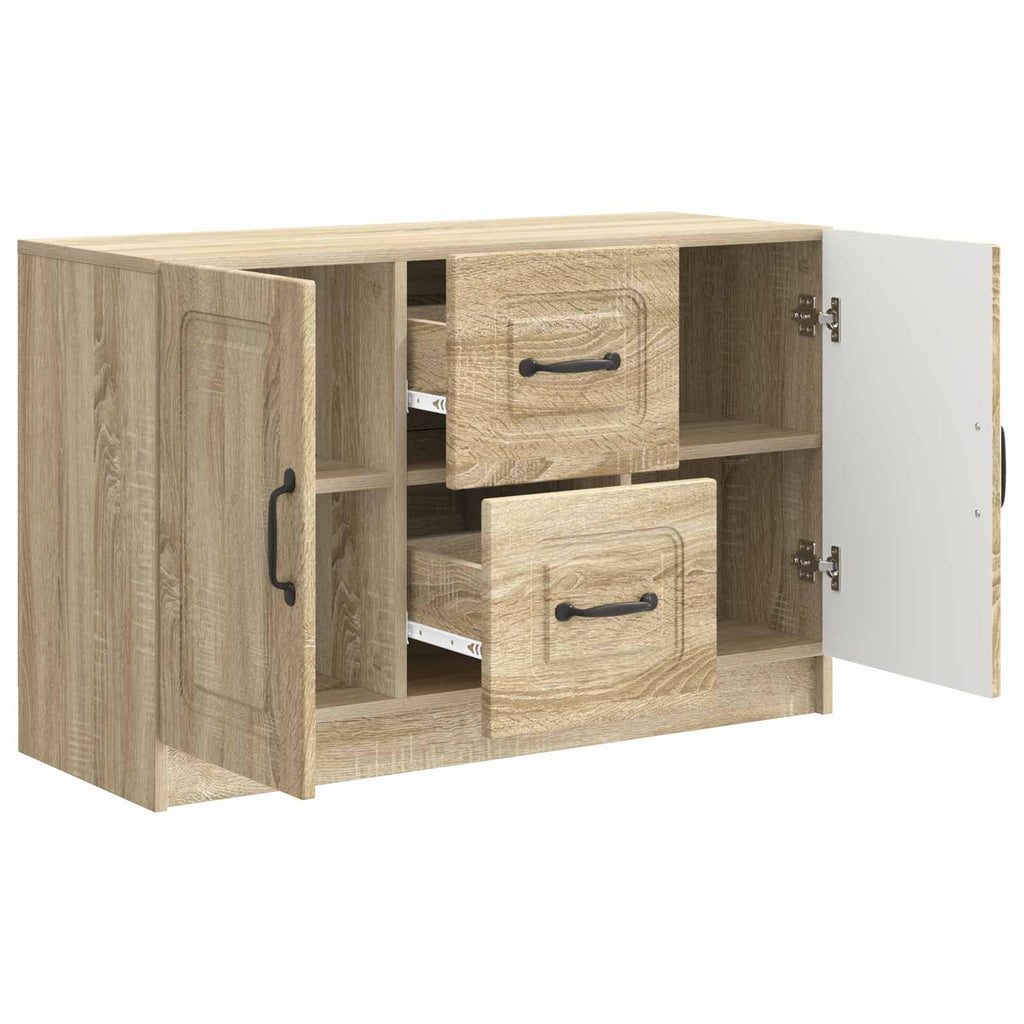 vidaXL Bufet dąb Sonoma 89 x 34,5 x 57 cm Drewno inżynieryjne
