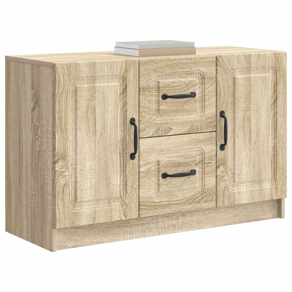 vidaXL Bufet dąb Sonoma 89 x 34,5 x 57 cm Drewno inżynieryjne