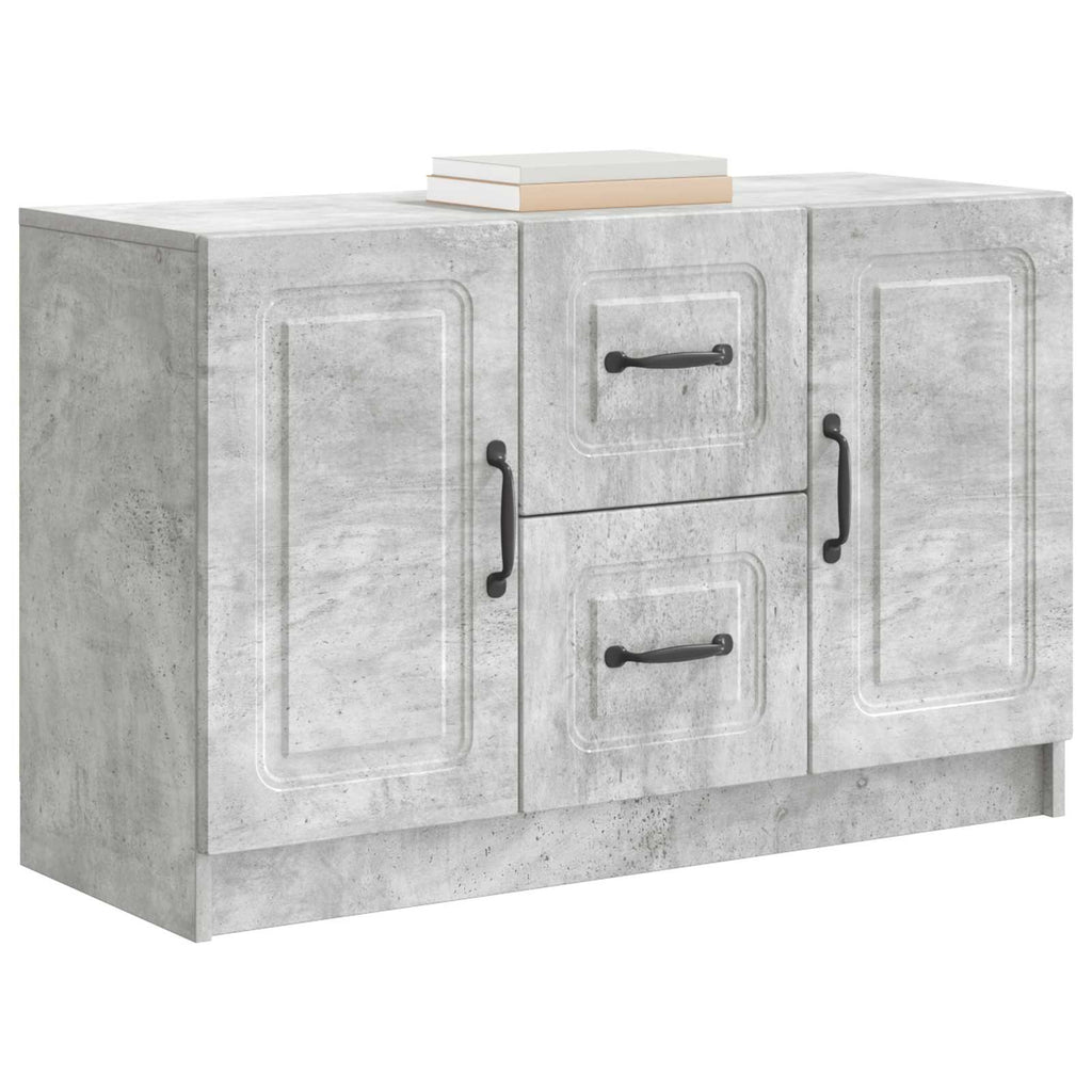 vidaXL Bufet Betonowy szary 89 x 34,5 x 57 cm Drewno inżynieryjne