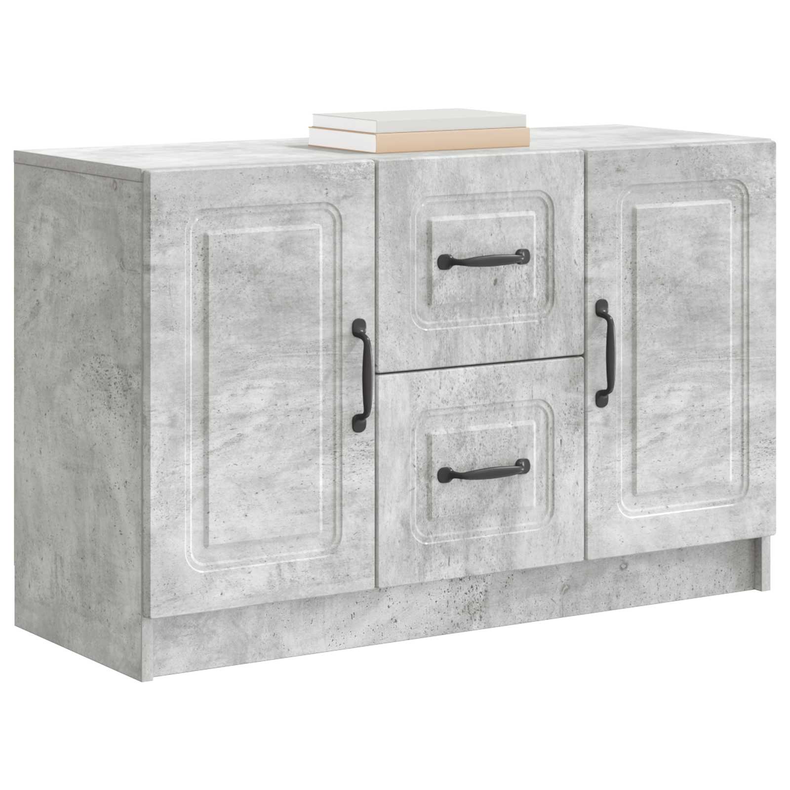 vidaXL Bufet Betonowy szary 89 x 34,5 x 57 cm Drewno inżynieryjne