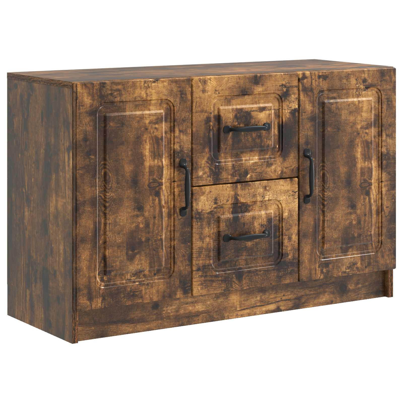 vidaXL Bufet Dąb wędzony 89 x 34,5 x 57 cm Drewno inżynieryjne