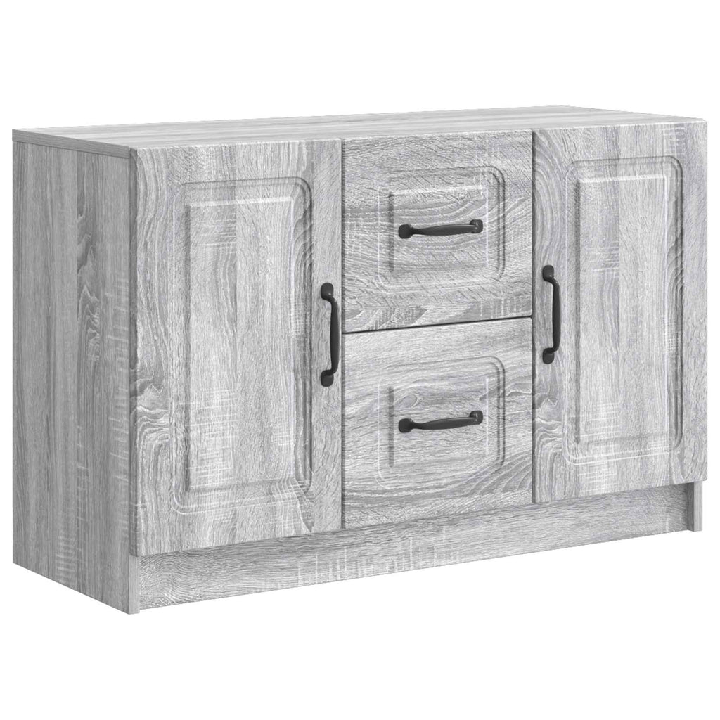 vidaXL Bufet Szary Sonoma 89 x 34,5 x 57 cm Drewno inżynieryjne