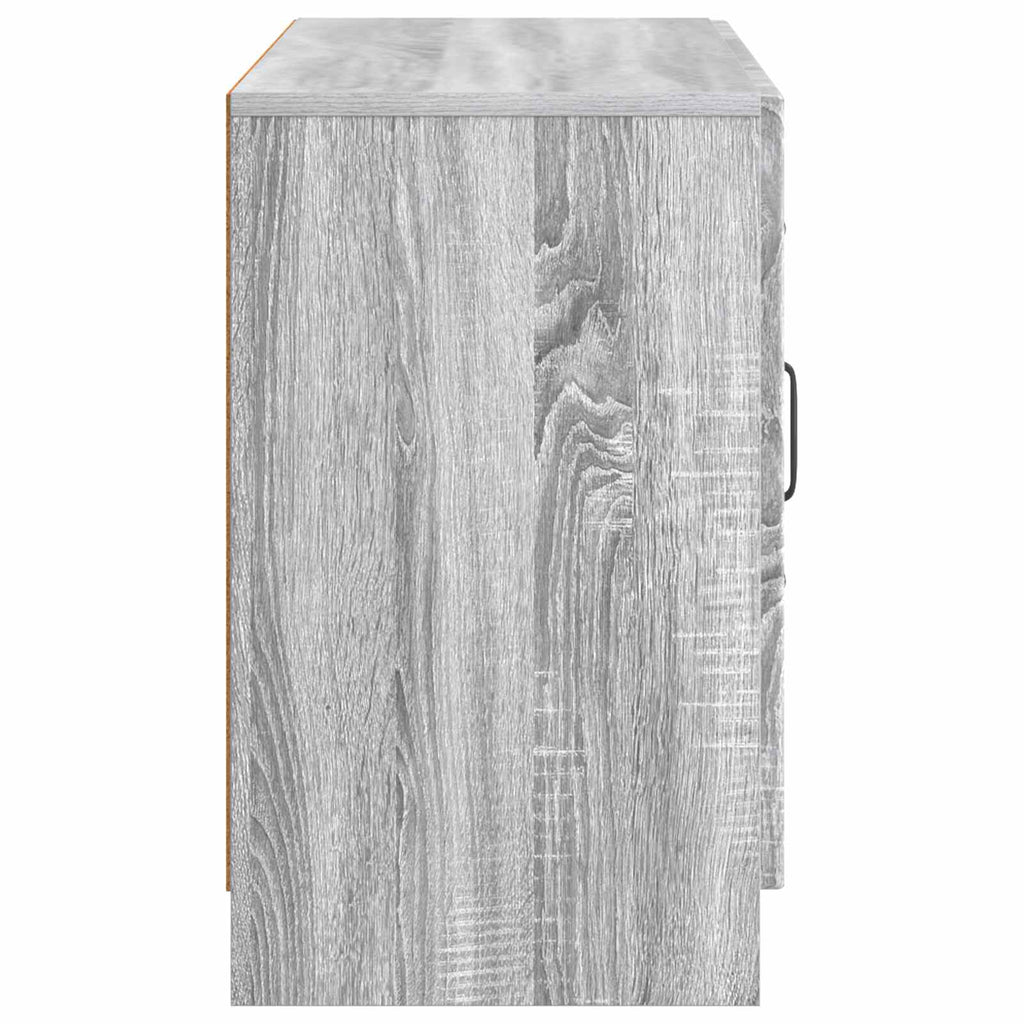 vidaXL Bufet Szary Sonoma 89 x 34,5 x 57 cm Drewno inżynieryjne
