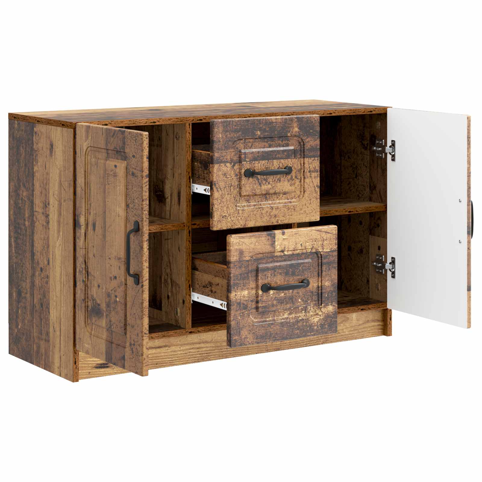 vidaXL Bufet Stare drewno 89 x 34,5 x 57 cm Drewno inżynieryjne