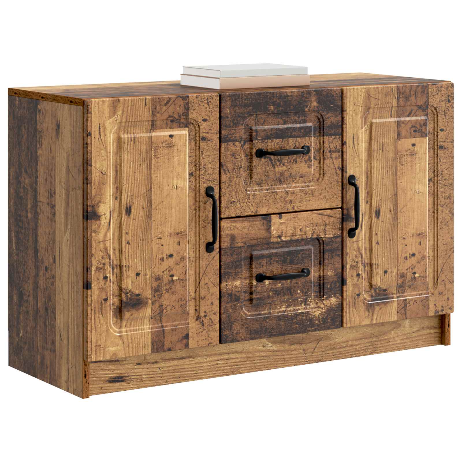 vidaXL Bufet Stare drewno 89 x 34,5 x 57 cm Drewno inżynieryjne