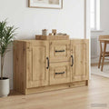 vidaXL Bufet Dąb artisan 89 x 34,5 x 57 cm Drewno inżynieryjne