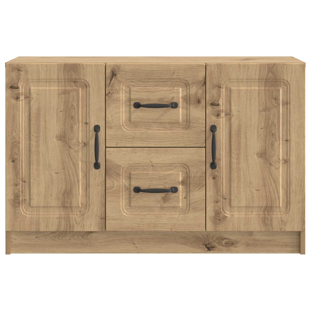 vidaXL Bufet Dąb artisan 89 x 34,5 x 57 cm Drewno inżynieryjne