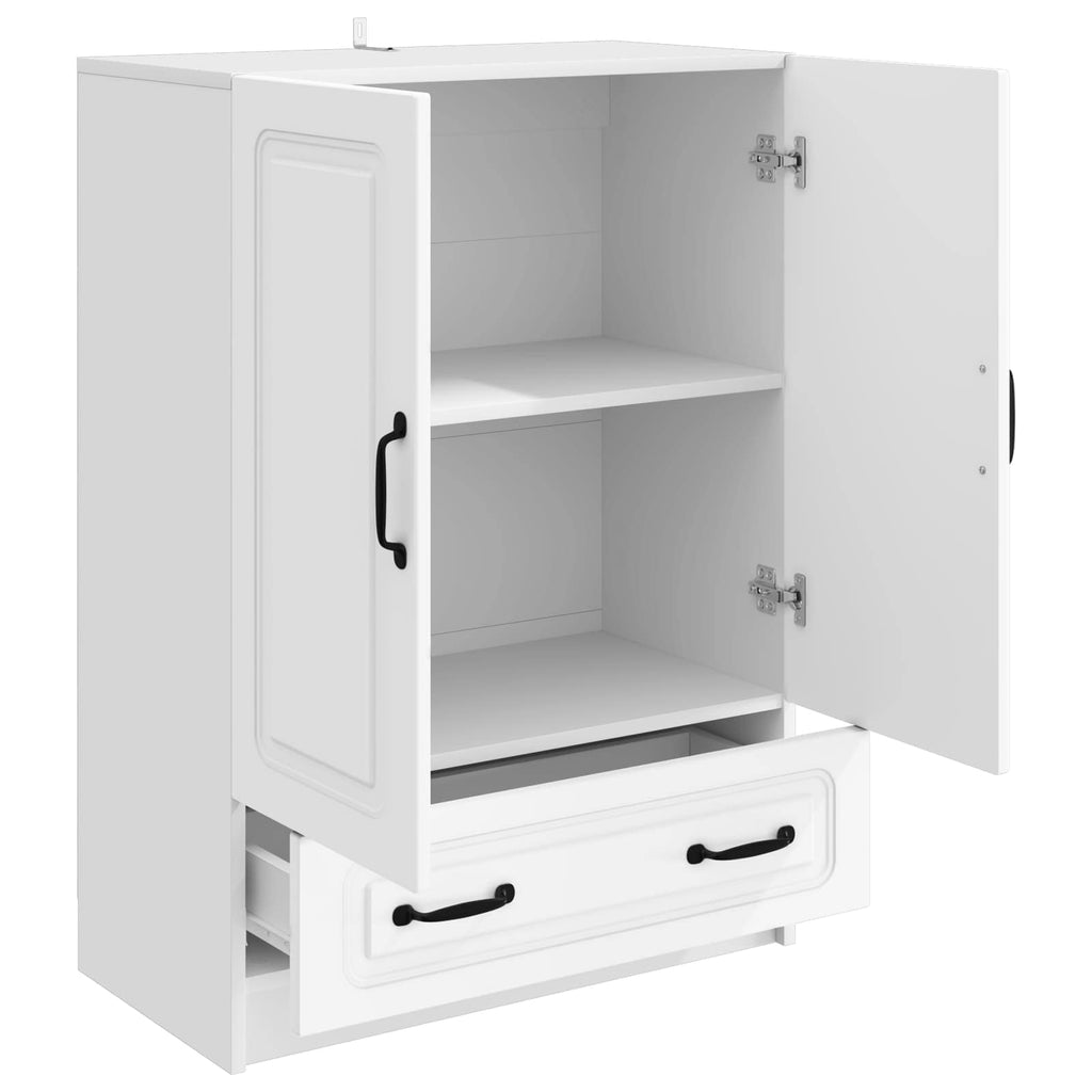 vidaXL Bufet Biały 66 x 34,5 x 92 cm Drewno inżynieryjne