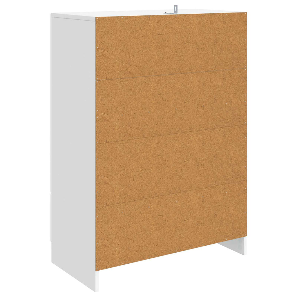 vidaXL Bufet Biały 66 x 34,5 x 92 cm Drewno inżynieryjne