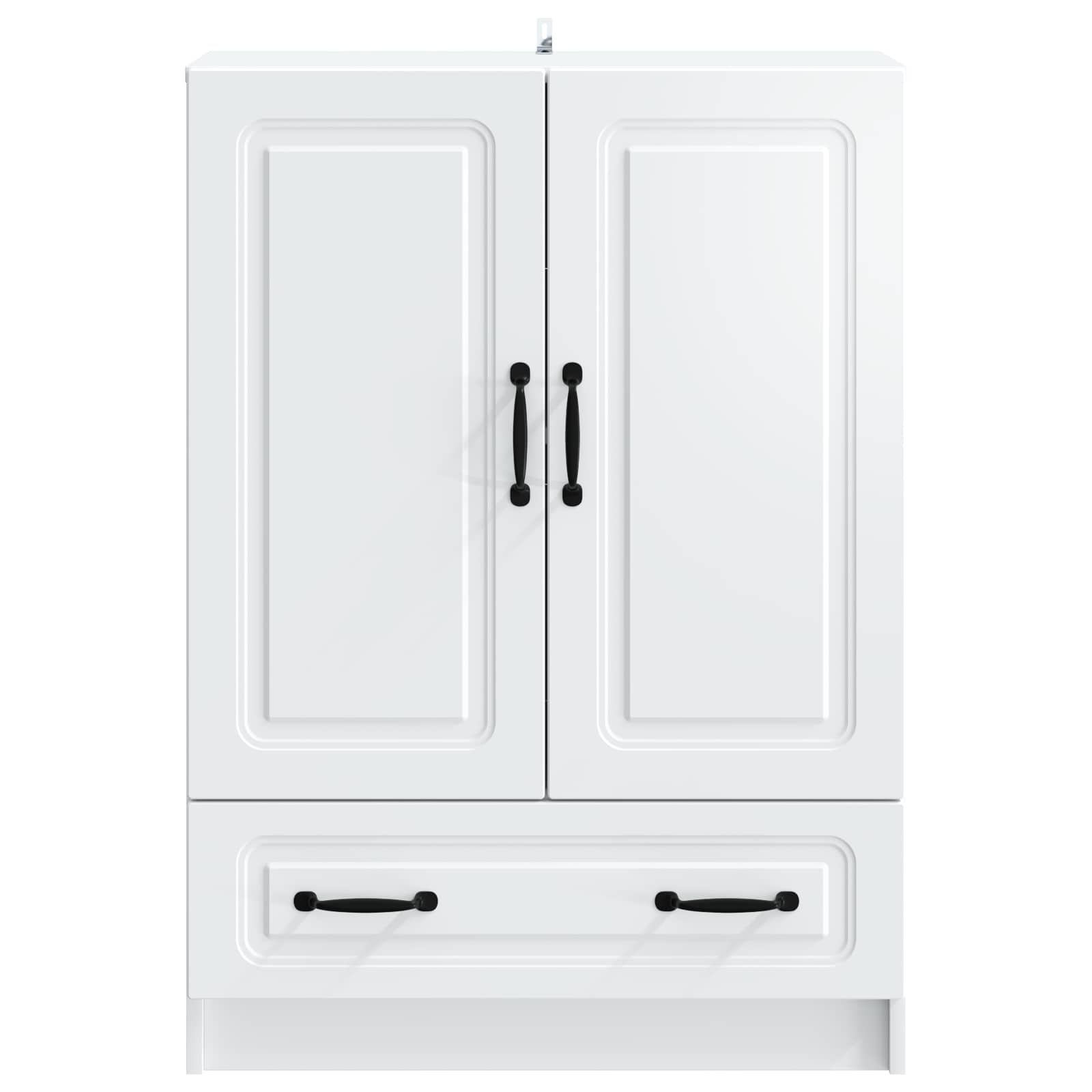 vidaXL Bufet Biały 66 x 34,5 x 92 cm Drewno inżynieryjne
