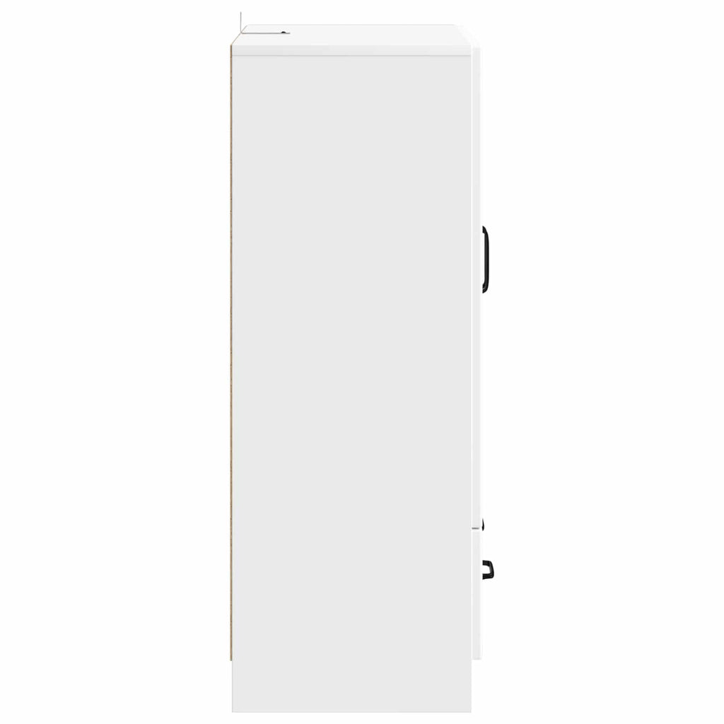 vidaXL Bufet Biały 66 x 34,5 x 92 cm Drewno inżynieryjne